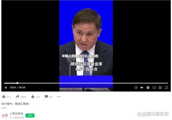 配资门户平台 “双降”来了，降准降息同时来，什么信号？